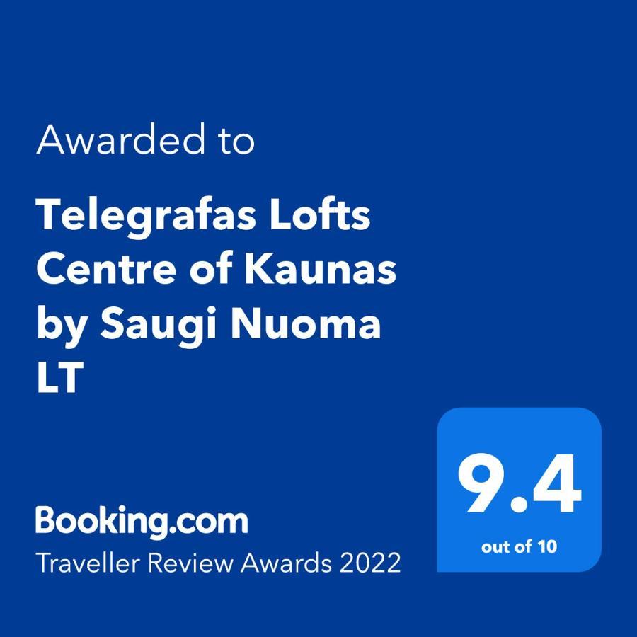 Telegrafas Lofts Centre Of Kaunas By Strazdo Telegrafas Apartman Kültér fotó