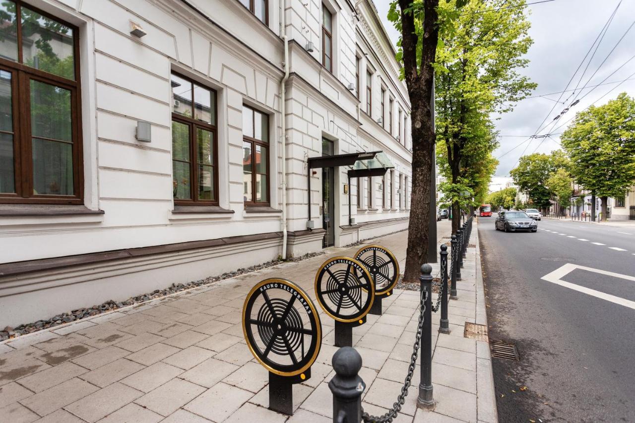 Telegrafas Lofts Centre Of Kaunas By Strazdo Telegrafas Apartman Kültér fotó
